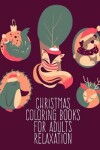 Book cover for Christmas Coloring Books For Adults Relaxation