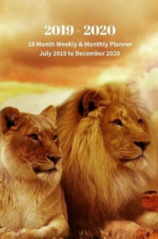 Cover of 2019 - 2020 18 Month Weekly & Monthly Planner July 2019 to December 2020
