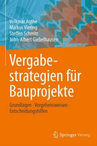 Cover of Vergabestrategien Fur Bauprojekte