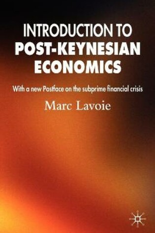 Cover of Introduction to Post-Keynesian Economics