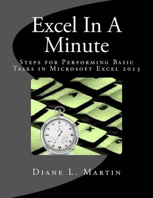 Book cover for Excel In A Minute