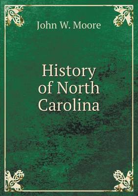 Book cover for History of North Carolina