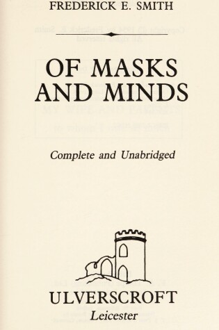 Cover of Of Masks and Minds