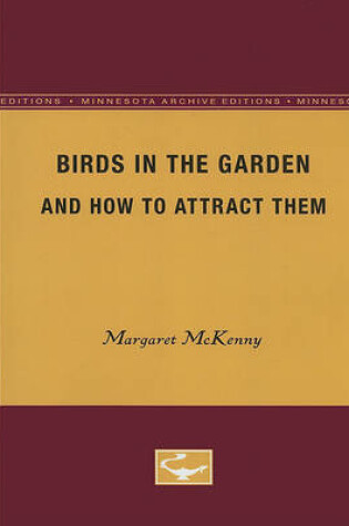 Cover of Birds in the Garden and How to Attract them