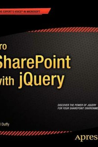 Cover of Pro SharePoint with jQuery