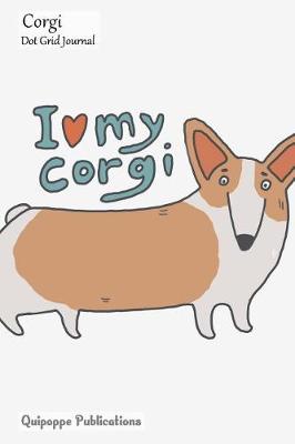 Book cover for Corgi Dot Grid Journal