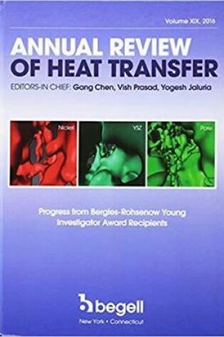 Cover of Annual Review of Heat Transfer Volume XIX