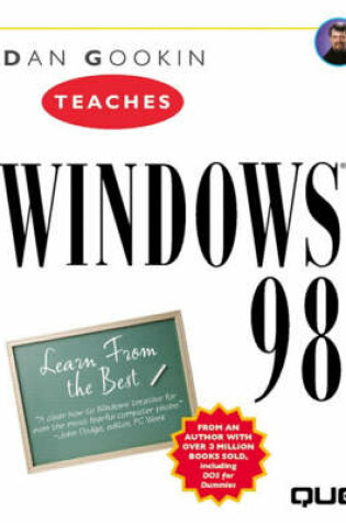Cover of Dan Gookin Teaches Windows 98