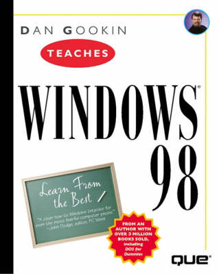 Book cover for Dan Gookin Teaches Windows 98