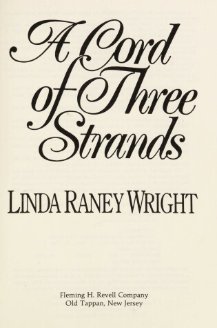 Cover of A Cord of Three Strands