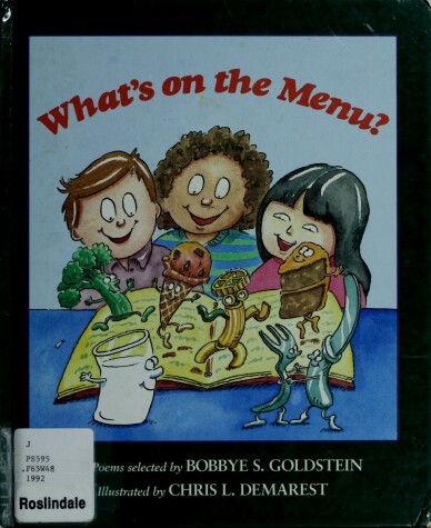Book cover for Goldstein Bobbye S. : What'S on the Menu?