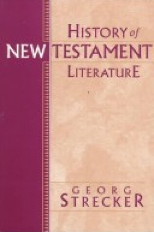 Cover of History of New Testament Literature