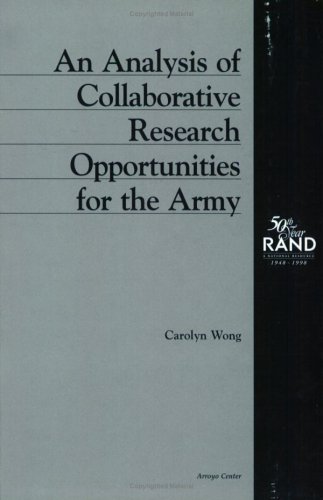 Book cover for An Analysis of Collaborative Research Opportunities for the Army