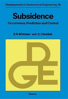 Cover of Subsidence