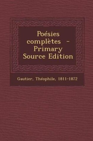 Cover of Poesies Completes - Primary Source Edition