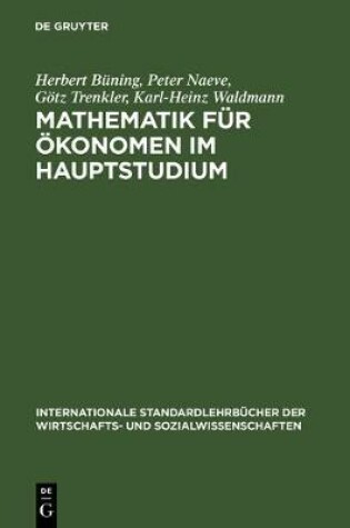 Cover of Mathematik für Ökonomen im Hauptstudium