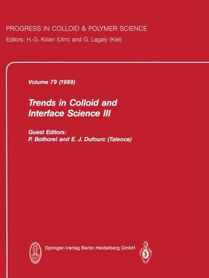 Book cover for Trends in Colloid and Interface Science III