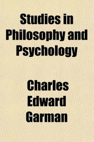 Cover of Studies in Philosophy and Psychology