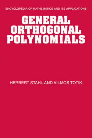 Cover of General Orthogonal Polynomials