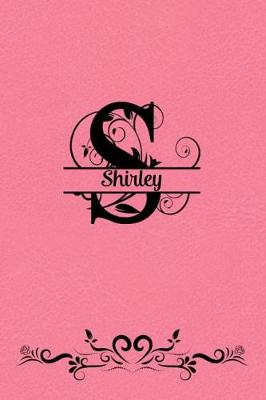 Book cover for Split Letter Personalized Name Journal - Shirley