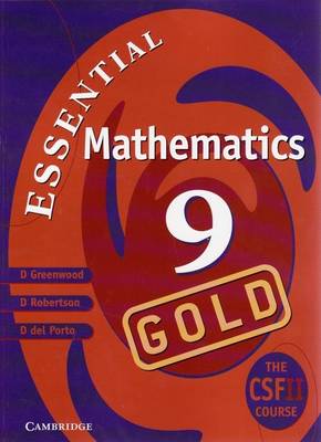 Cover of Cambridge Essential Mathematics Gold 9