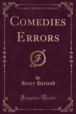 Book cover for Comedies Errors (Classic Reprint)