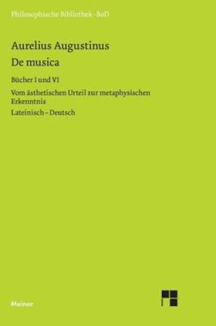 Cover of de Musica. Bucher I Und VI