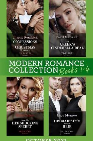 Cover of Modern Romance October 2021 Books 1-4