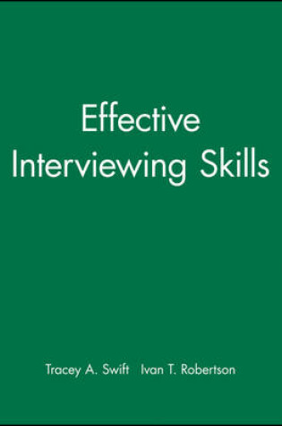 Cover of Effective Interviewing Skills