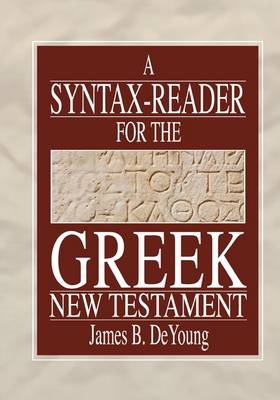 Book cover for Syntax-Reader for the Greek New Testament