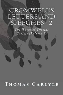 Book cover for Cromwell's Letters and Speeches - 2