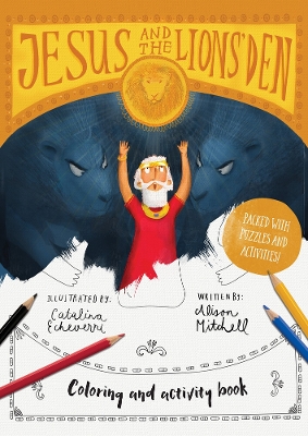 Cover of Jesus & the Lions' Den Coloring and Activity Book