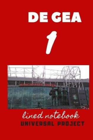 Cover of 1 DE GEA lined notebook