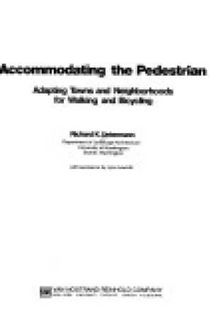 Cover of Accommodating the Pedestrian