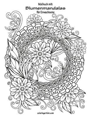 Book cover for Malbuch mit Blumenmandalas für Erwachsene