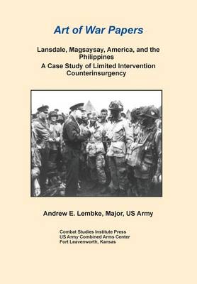 Book cover for Lansdale, Magsaysay, America, and the Philippines