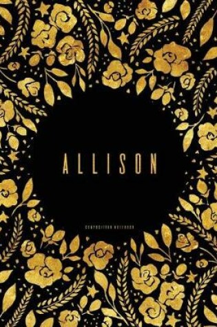 Cover of Composition Notebook - Allison