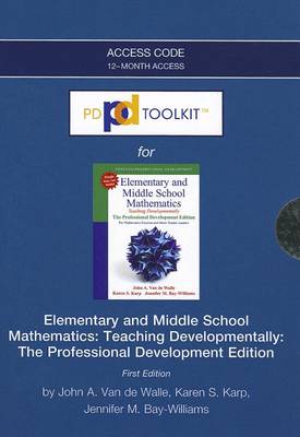 Book cover for PDToolKit -- Access Card -- for Elementary and Middle School Mathematics