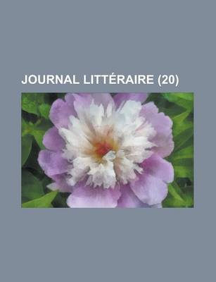 Book cover for Journal Litteraire (20)