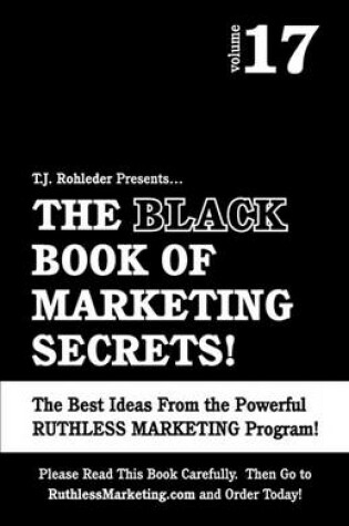 Cover of The Black Book of Marketing Secrets, Vol. 17