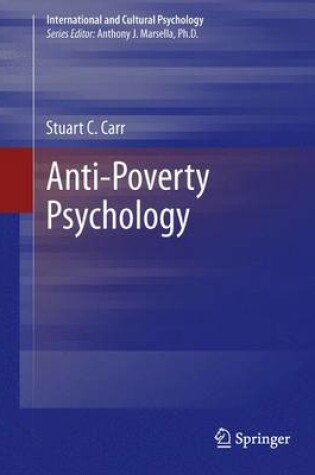 Cover of Anti-Poverty Psychology