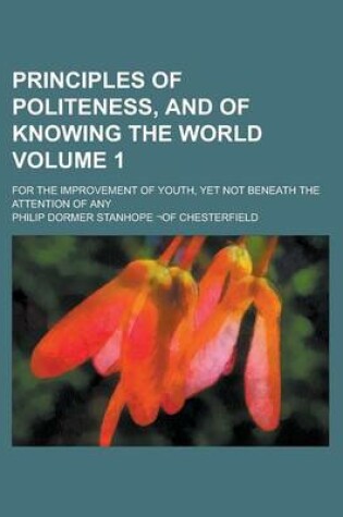 Cover of Principles of Politeness, and of Knowing the World