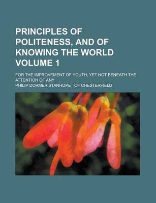 Book cover for Principles of Politeness, and of Knowing the World