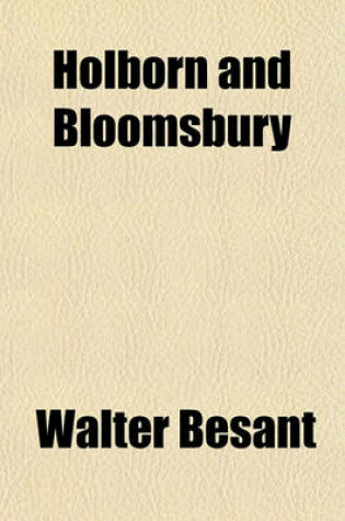 Cover of Holborn and Bloomsbury