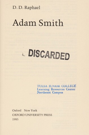 Cover of Adam Smith