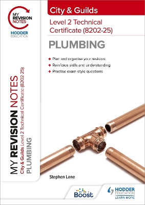 Book cover for My Revision Notes: City & Guilds Level 2 Technical Certificate in Plumbing (8202-25)