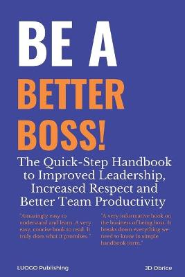 Book cover for Be a Better Boss Handbook