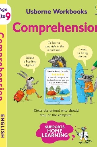 Cover of Usborne Workbooks Comprehension 8-9