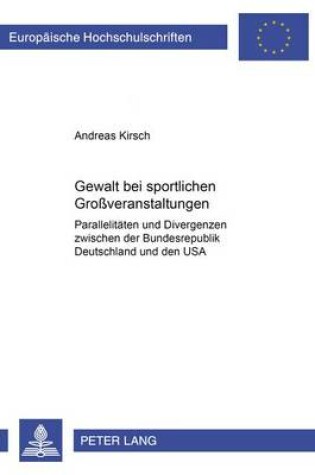 Cover of Gewalt Bei Sportlichen Grossveranstaltungen