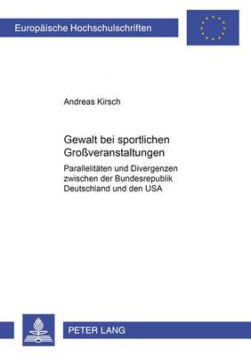 Cover of Gewalt Bei Sportlichen Grossveranstaltungen